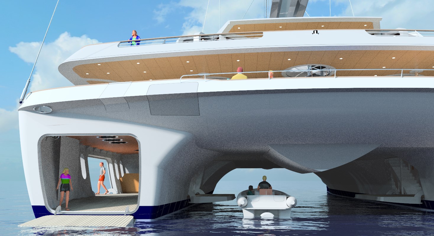 World's largest sailing catamaran design to be presented 
