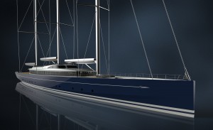 Royal Huisman's three-master schooner